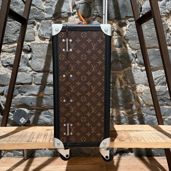 Louis Vuitton SS23 Runway Monogram Macassar Rolling Trunk - Picture 3 of 16
